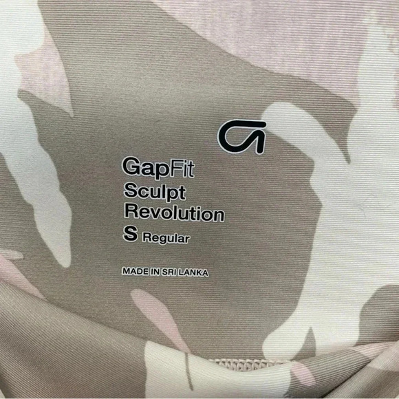 Gap gap fit sculpt revolution  pink camp leggings - Picture 2 of 3
